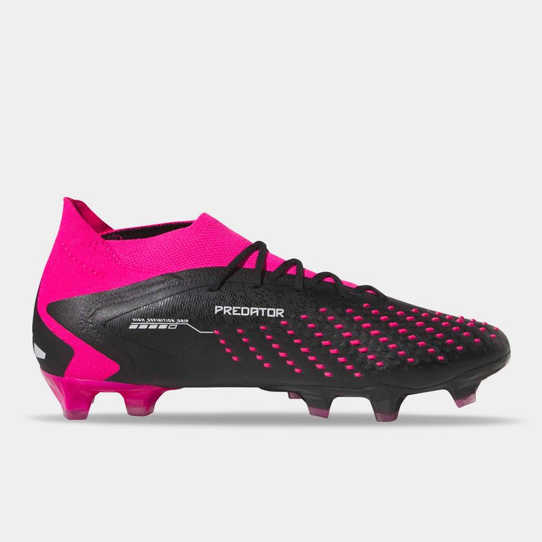 Pink and best sale grey football boots