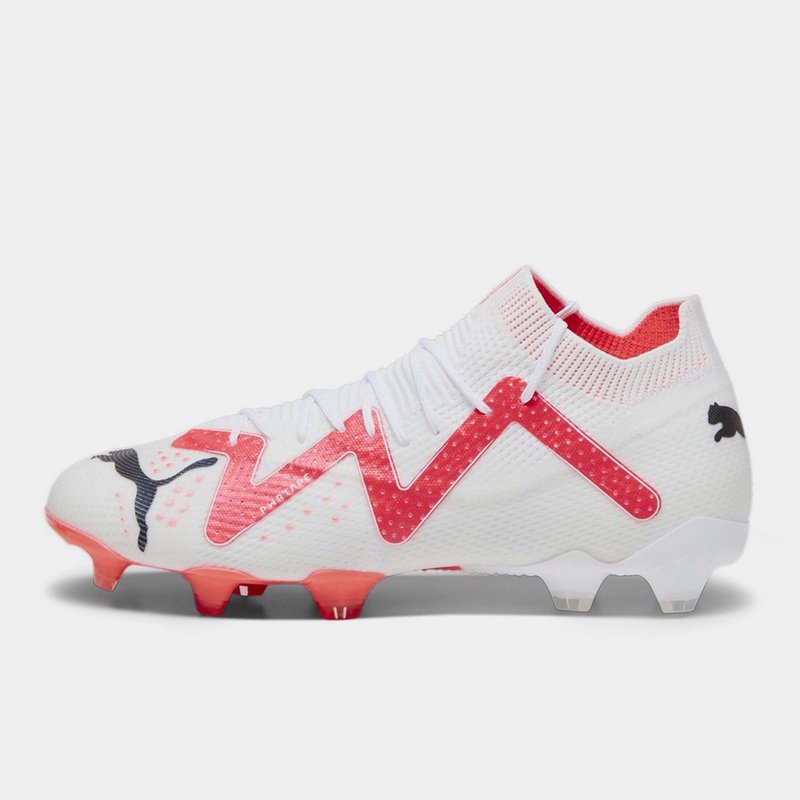 White and best sale pink football boots